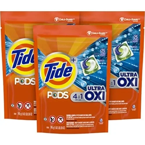 Tide Pods 3 in 1 HE Turbo Laundry Detergent Pacs, 16 Count