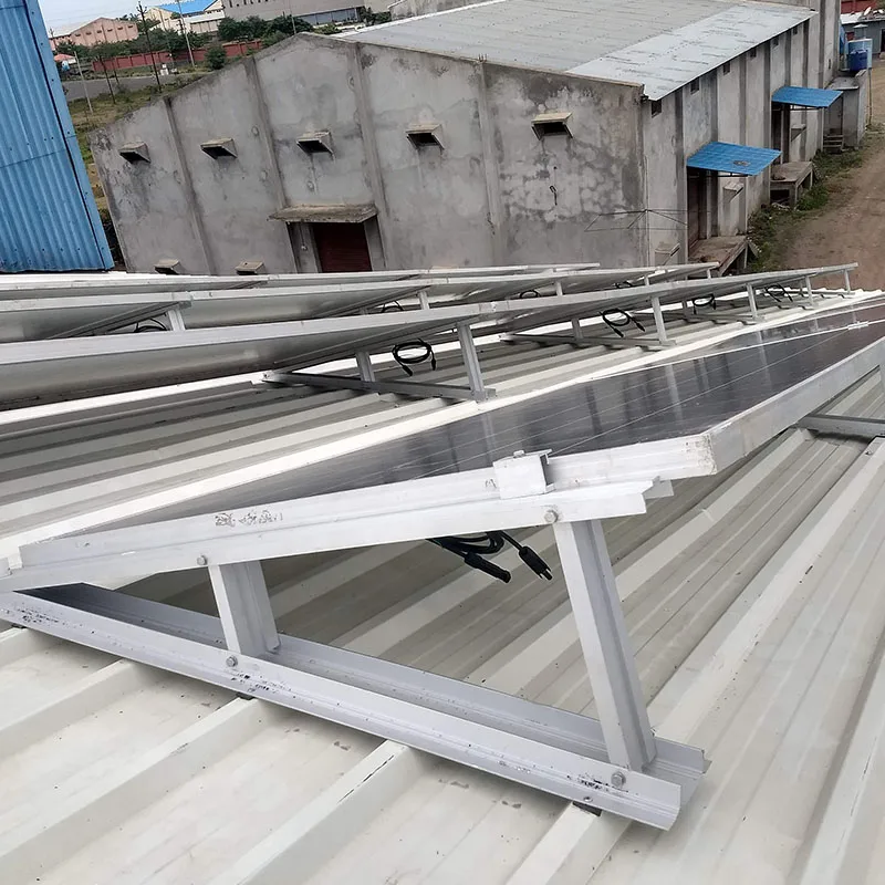 Pv mounting structure solar mounting system manufacturer bracket support structure metal roof solar panel bracket mounting