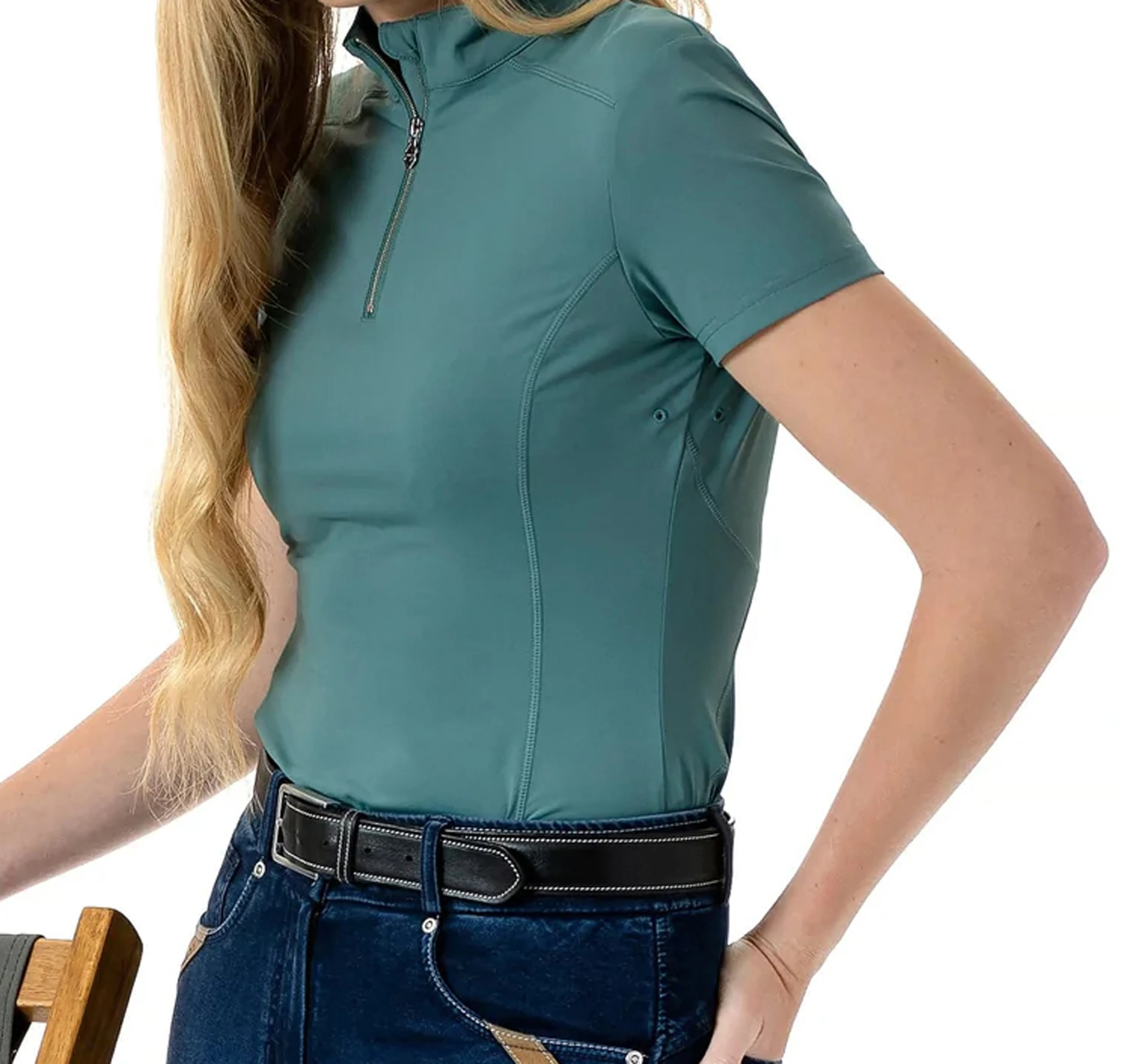 Comfortable Women Equestrian Clothing Durable Shirts Horse Riding Tops Full Sleeves Base Layers for Women Full Customization