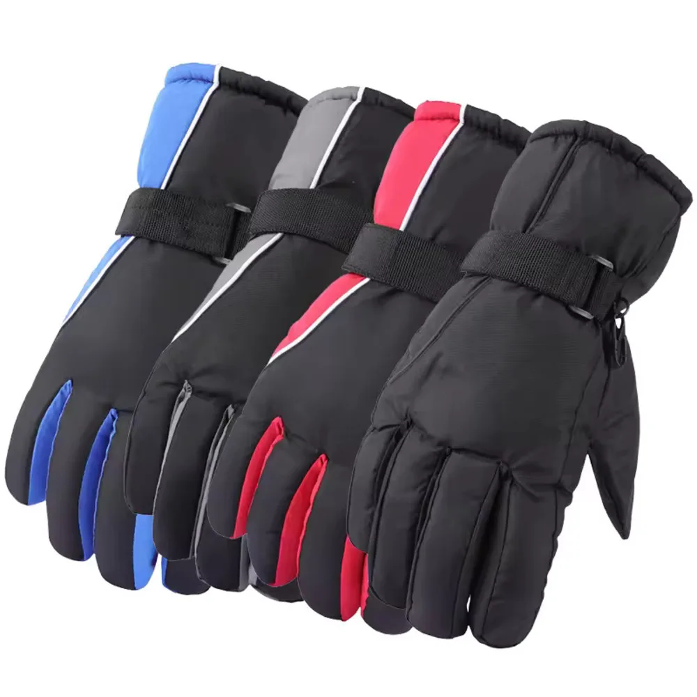 Ski Gloves Waterproof Winter OEM Factory Outdoor Sports Skiing Gloves 3M Thinsulate Touch Screen Winter Gloves