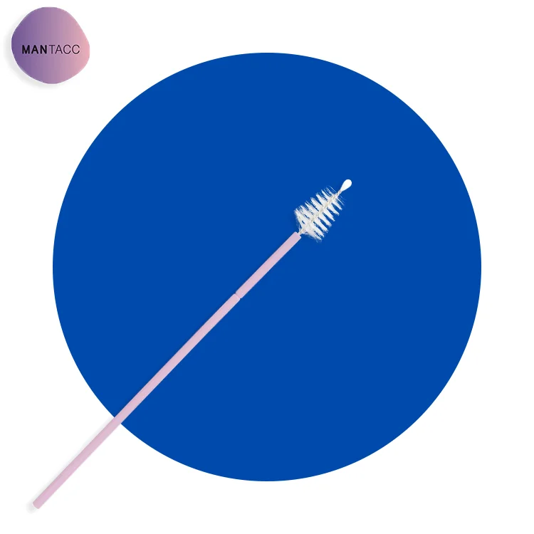 Efficient Safe Vagina Cervix Brush Pink Cervical Sampler Disposable Cervical Brush With Nylon Wire