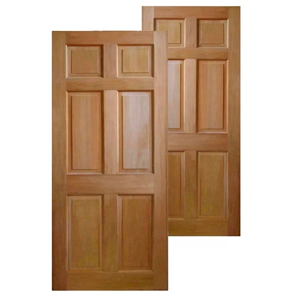 Wooden Door Making Machine Wooden Interior Bathroom Bedroom Front Door Teak Mahogany Solid Wood Door 8