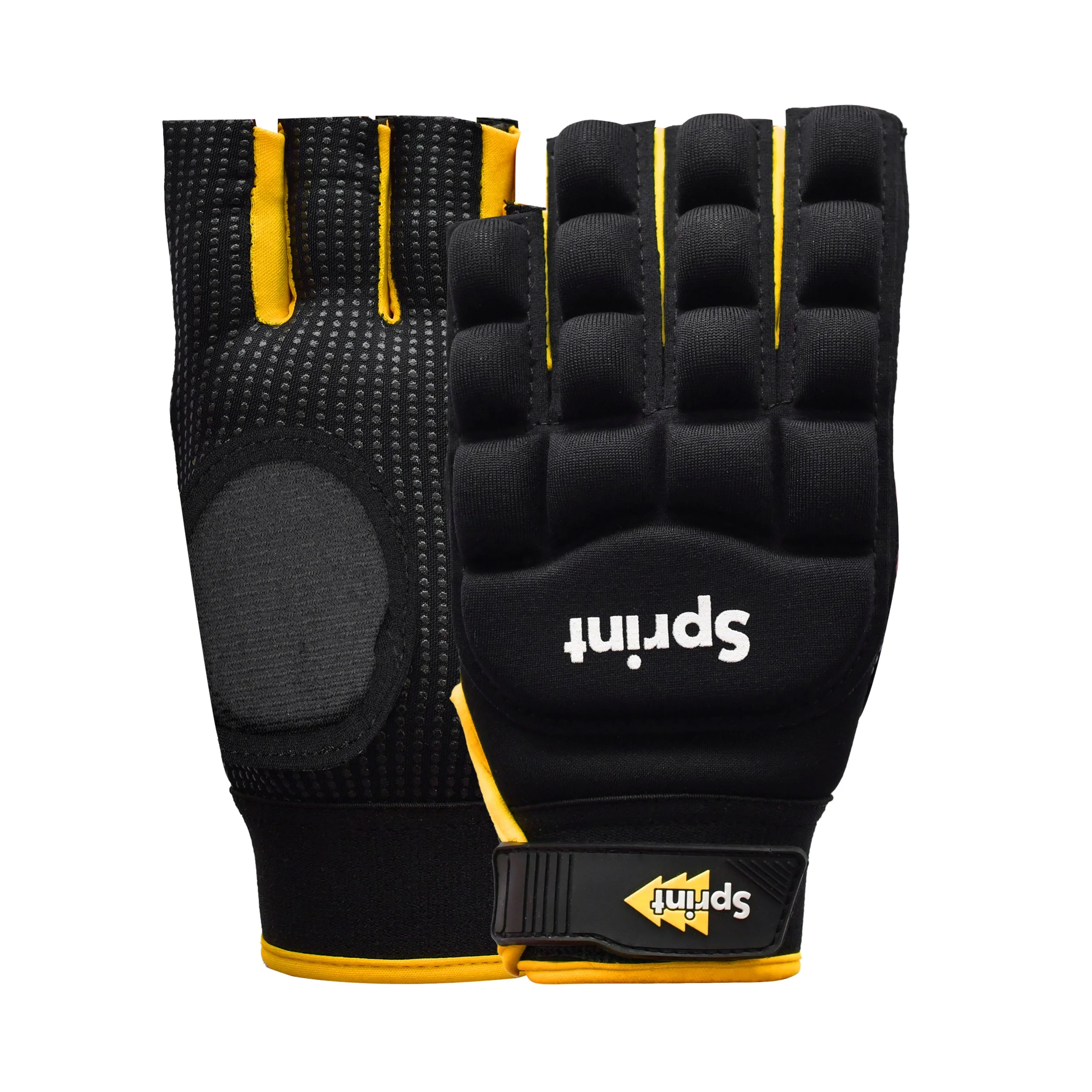 Customized Right Left Hand Field Hockey Gloves padded Indoor Outdoor hockey gloves
