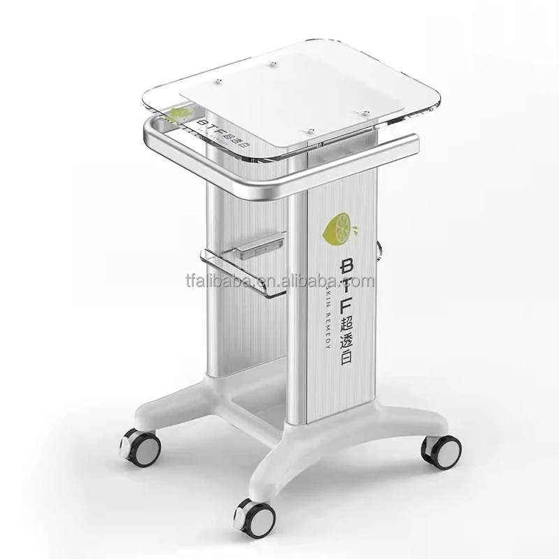 low Price Rolling Salon Trolley display Metal Assembled Cart Laser trolly Other Trade Show Equipment beauty salong trolley