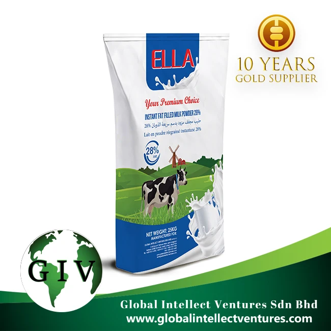 INSTANT MILK Powder 28% FAT Cream ELLA Milk Powder 25KG 25 Kg /bag High Quality of milk powder for Adults/Newzeland