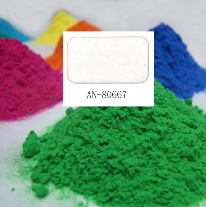 Manufacture Nylon Pile AN 0.6mm 1.5D Electrostatic velvet flocking powder AN-80667 White color
