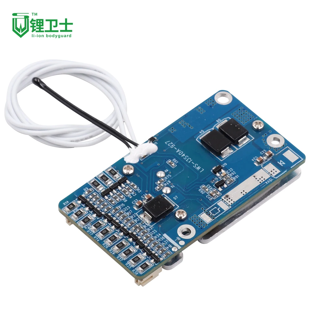 Литиевый модуль LWS Crcuit Lifepo4 BMS 10S 12S 13S 48V 15A 30A 40A Smart 13s переключатель