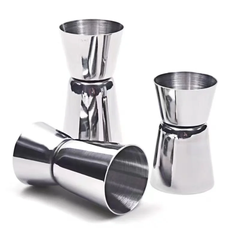 Creation Customizable Various Sizes Wine Cocktail Bar Measuring Cup Stainless Steel Measure Double Jigger for bar