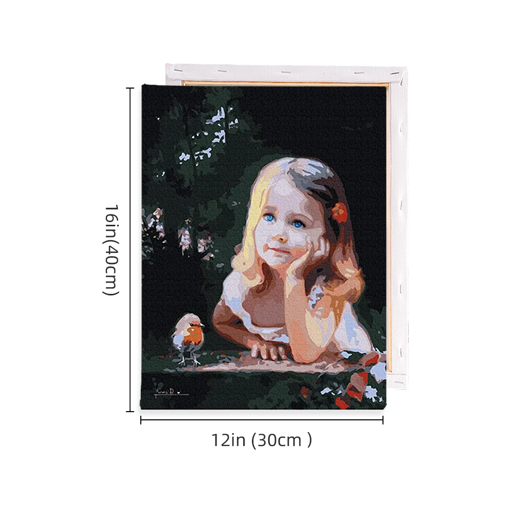 AOVIA PT3040-141 top selling Acrylic Paint mural oil painting Hotel wall decoration DIY paint by numbers canvas painting