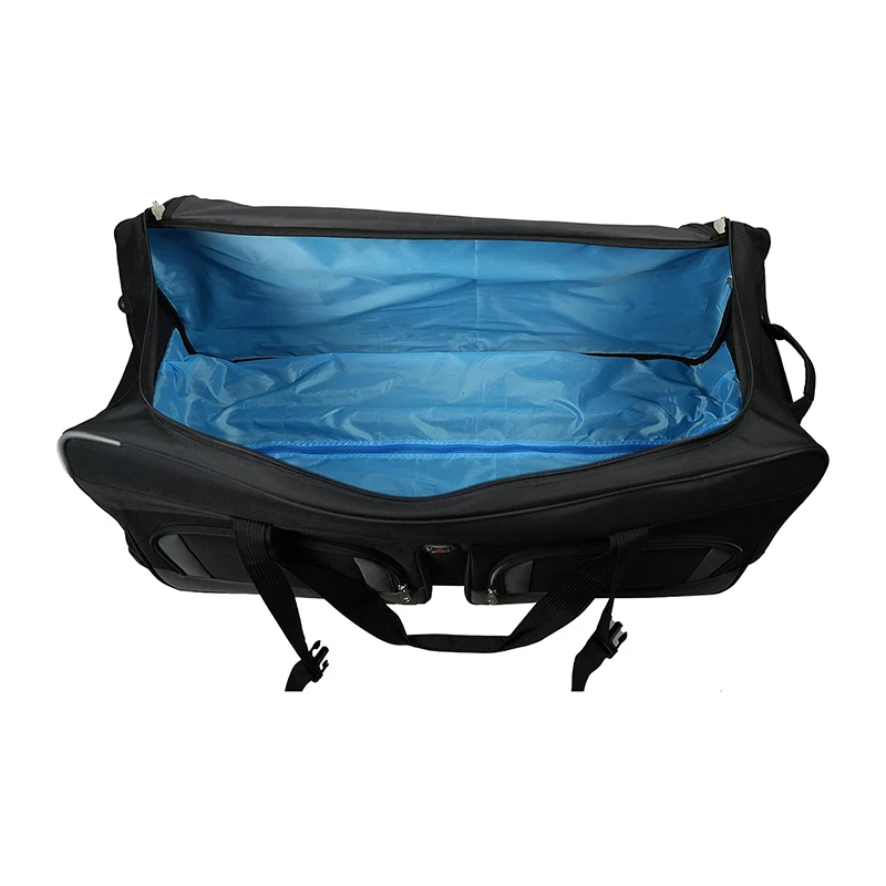 2023 Hot Selling Factory Custom Large Capacity Waterproof Trolley Luggage Rolling Bag Travel Duffel Bag with Durable Wheels