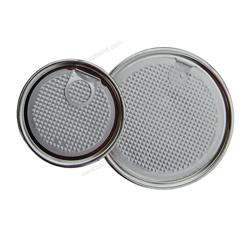aluminium foil easy peel off ends for composite cans lid to open packages with a simple 401 food grade