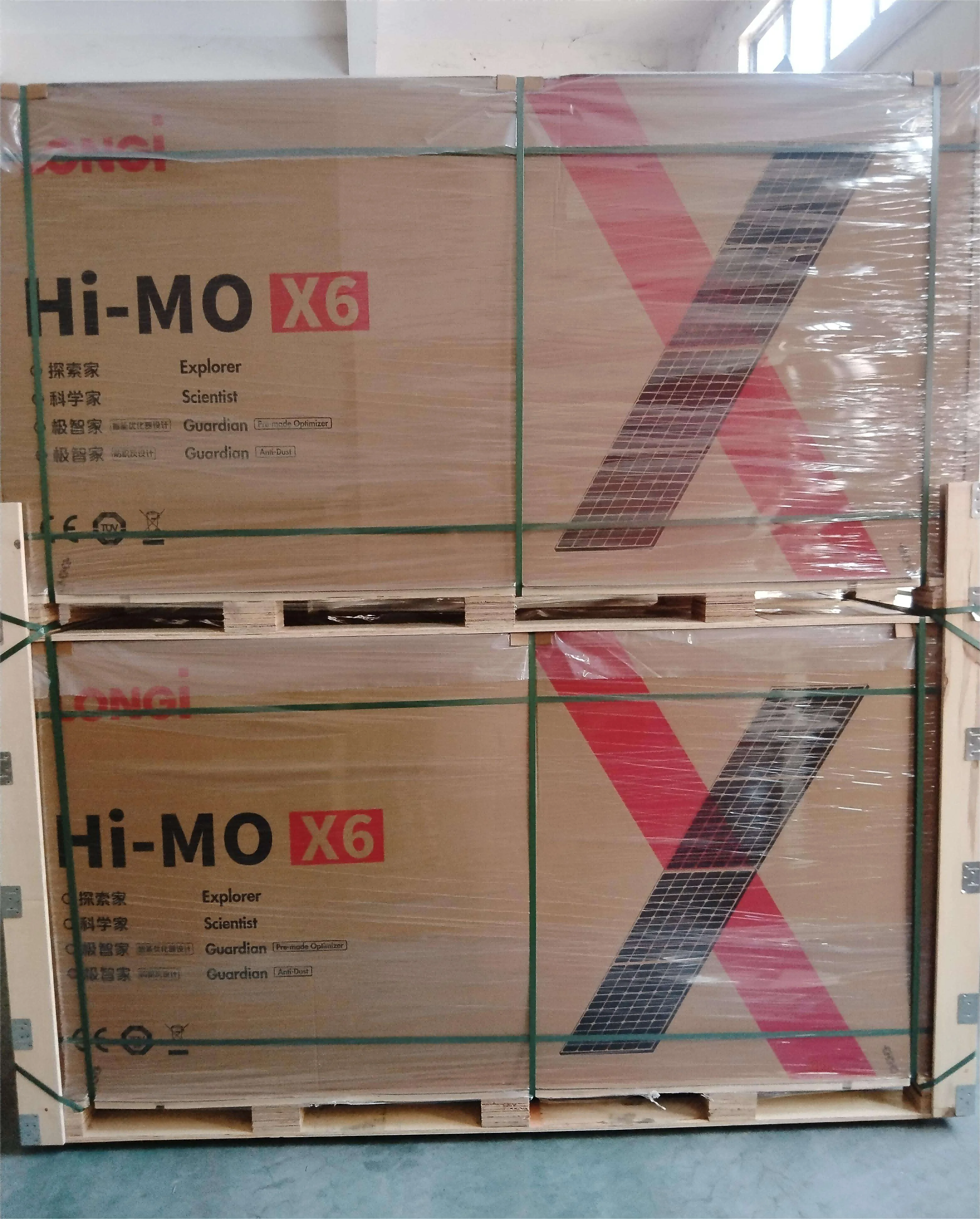 Longi Hi-Mo 9 Bifacial Solar Panel Prices Half Cells 625-660W Dual Glass Solar Panels With Tuv/Ce Certification