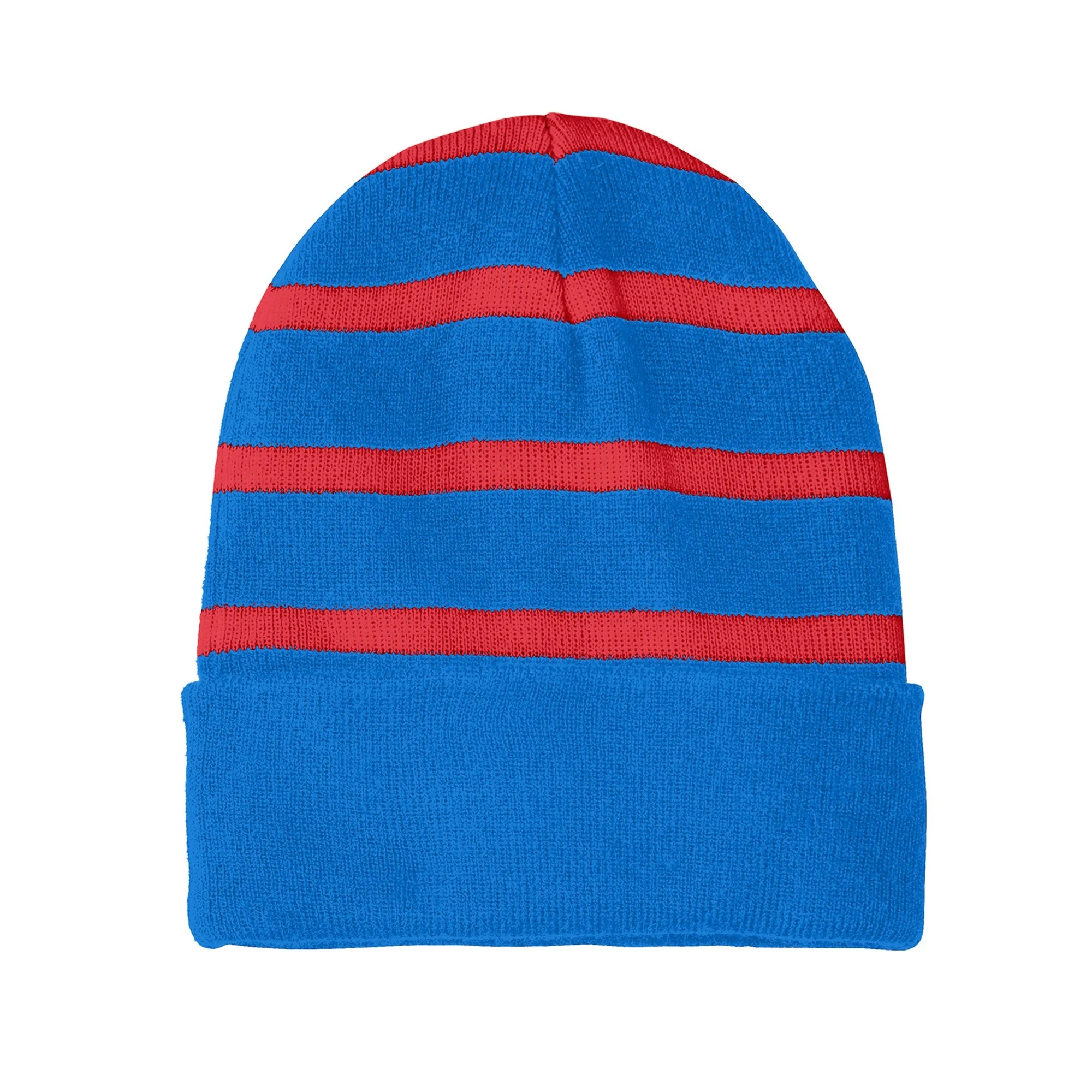 Top Quality Beanies Cold Knit Hat High Quality Striped Beanie With Cuff Winter Beanie Hats for Women Men