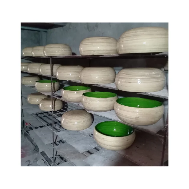Bamboo foot bath basin High Quality Bamboo Viet Nam Bowl Bamboo Foot-bath Use In Spa/Nail/massage shop +84 931096022