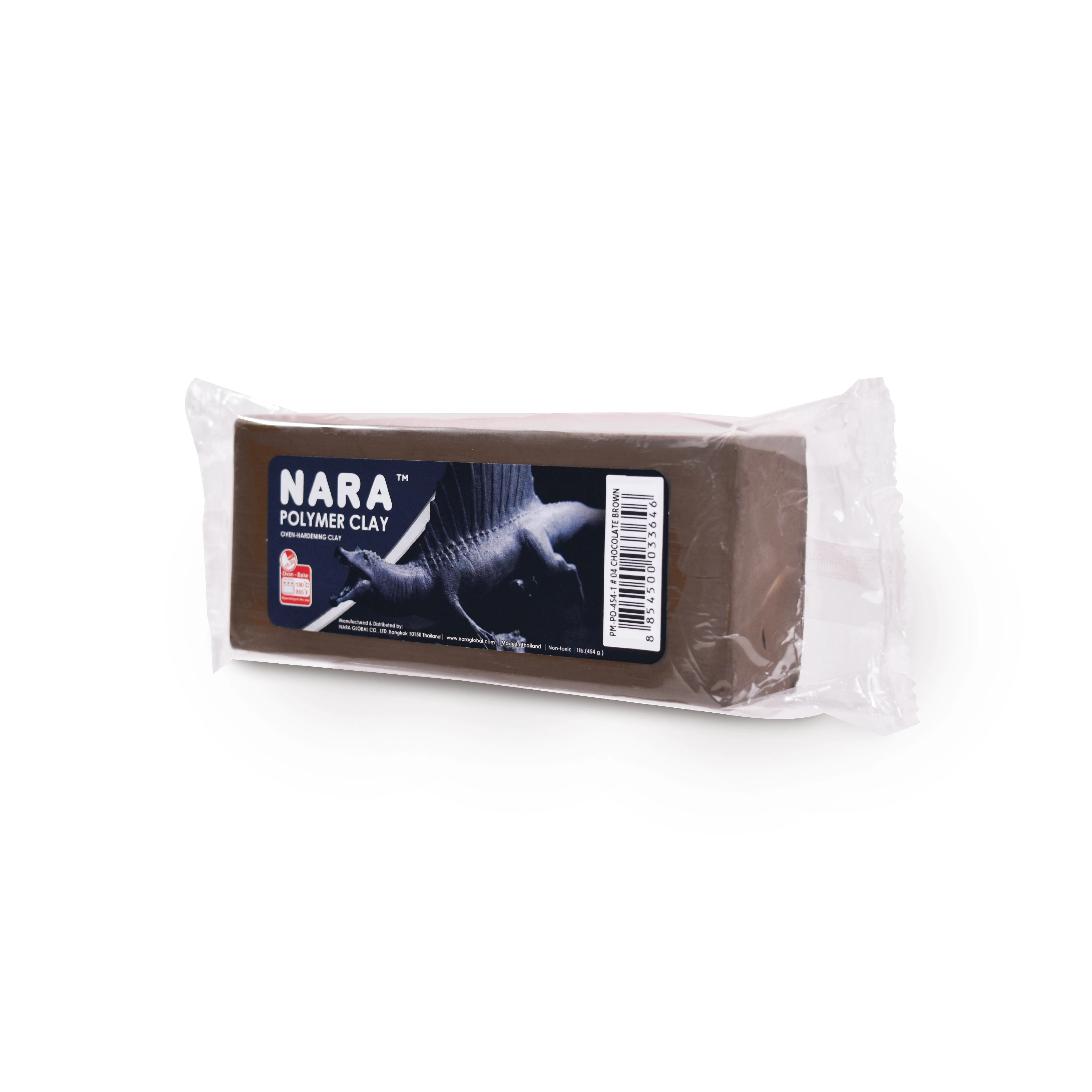 Wholesale Polymer Clay Make and Bake 454 G.BROWN CHOCOLATE Color Premium High Quality Clay from Thailand Soft and Safe Non-Toxic