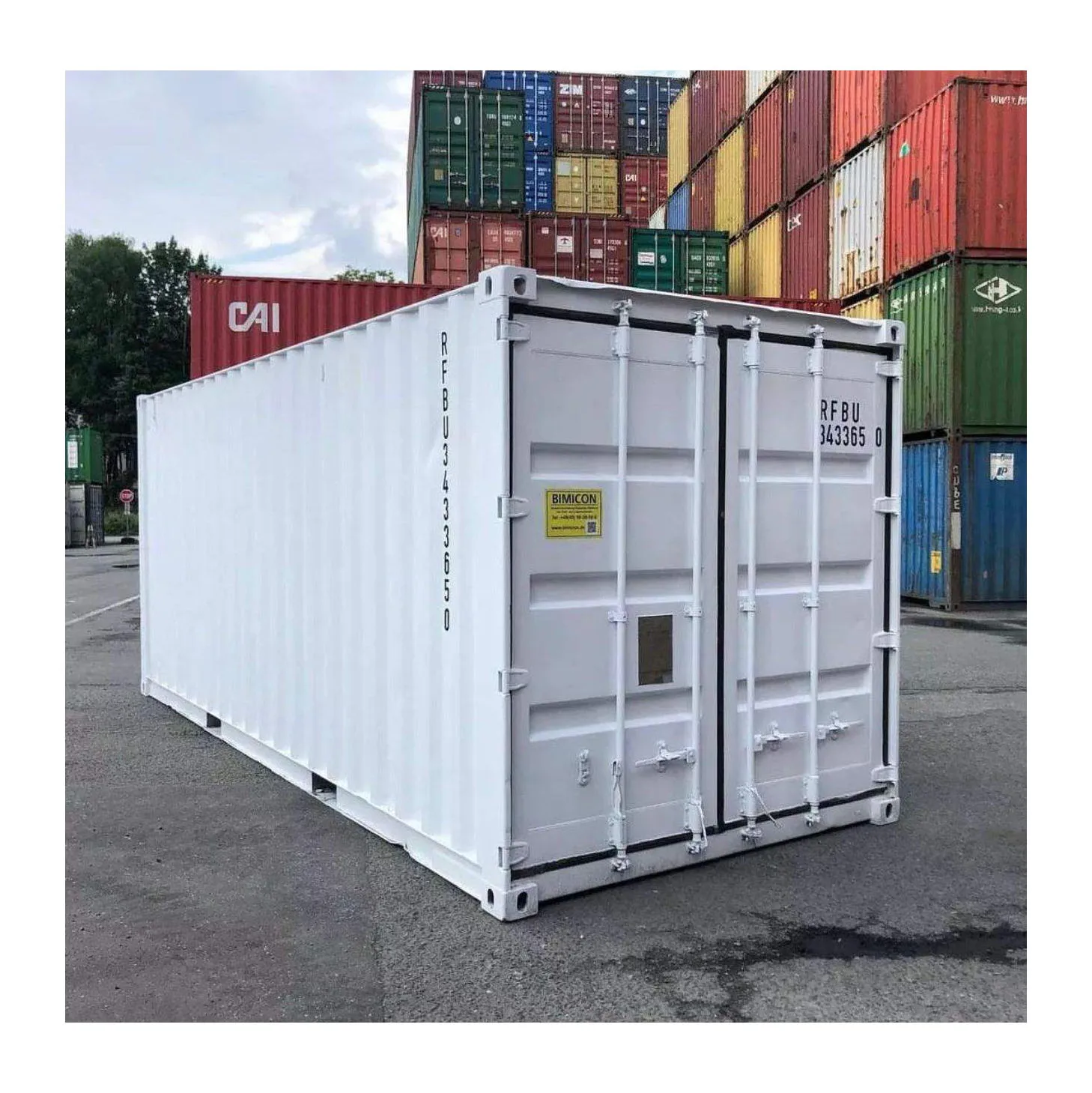 Used or Second Hand 80% new 40 foot high cube metal shipping container for sale