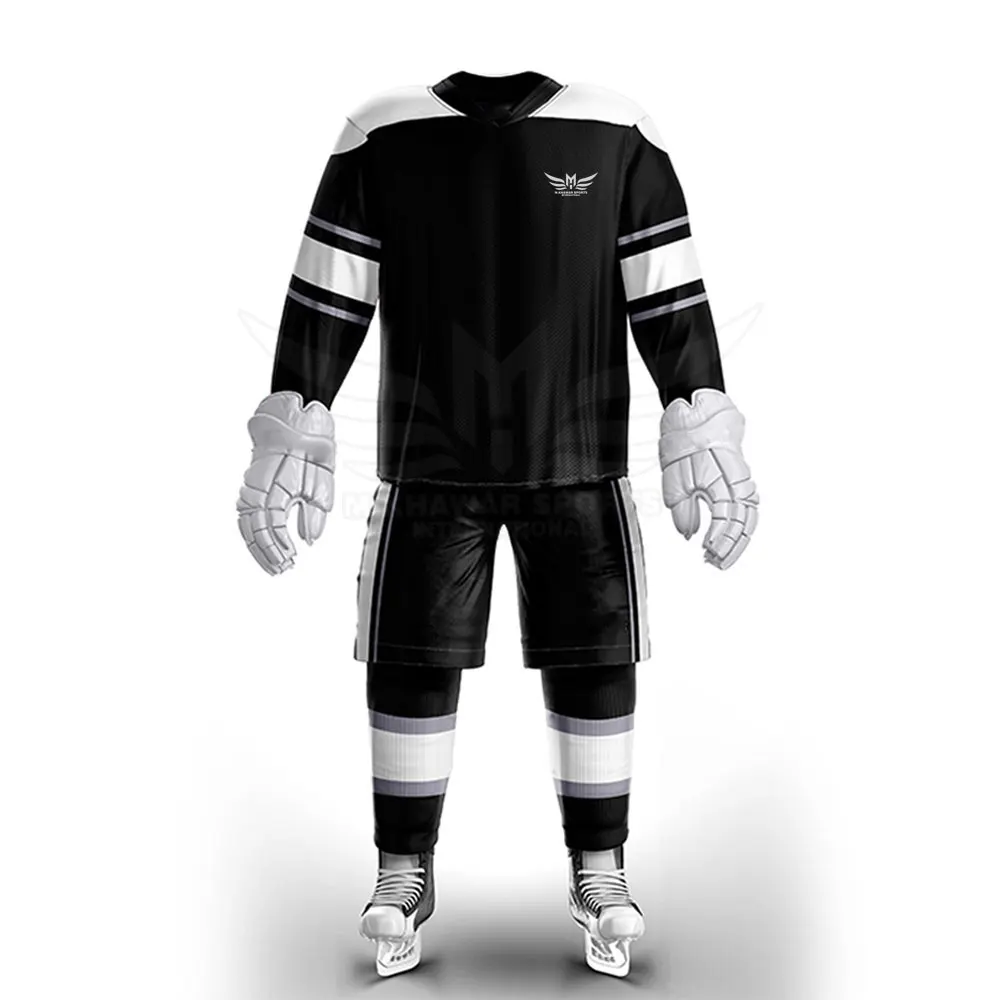 Best Quality Long Sleeve Ice Hockey Jersey with Custom Design Different Style and OEM Team Name Available for Custom Printing
