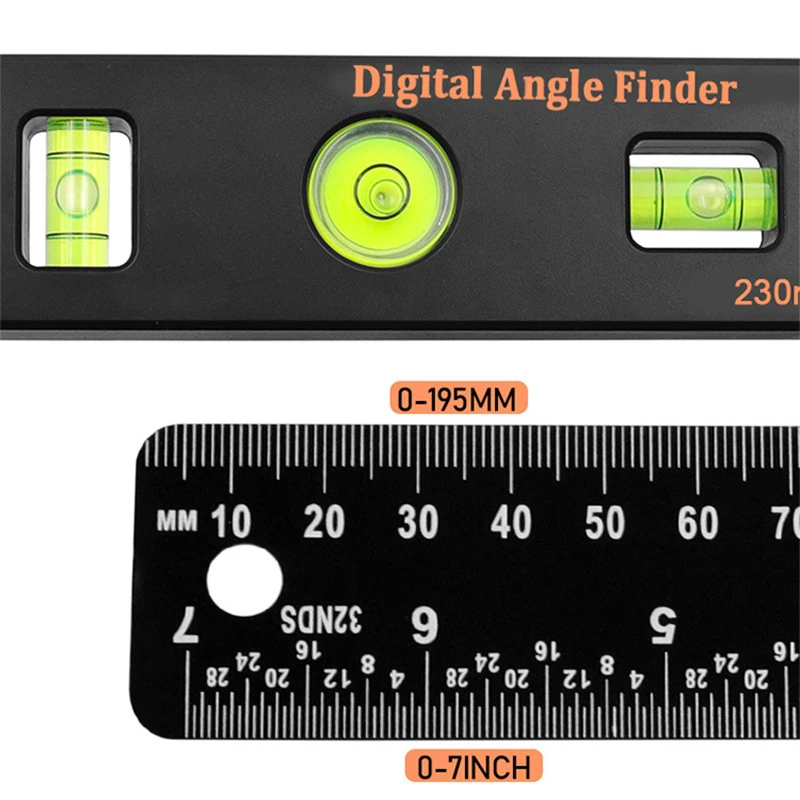 Custom Design Engineers Geometry Universal Educational Graded Degree 180 Angle Digital Protractor