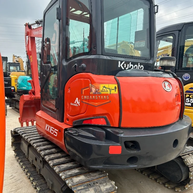 Высококачественный мини-экскаватор KUBOTA KX 165 низкое рабочее время хорошее состояние низкая цена гусеничный гидравлический использованный KX165 для продажи