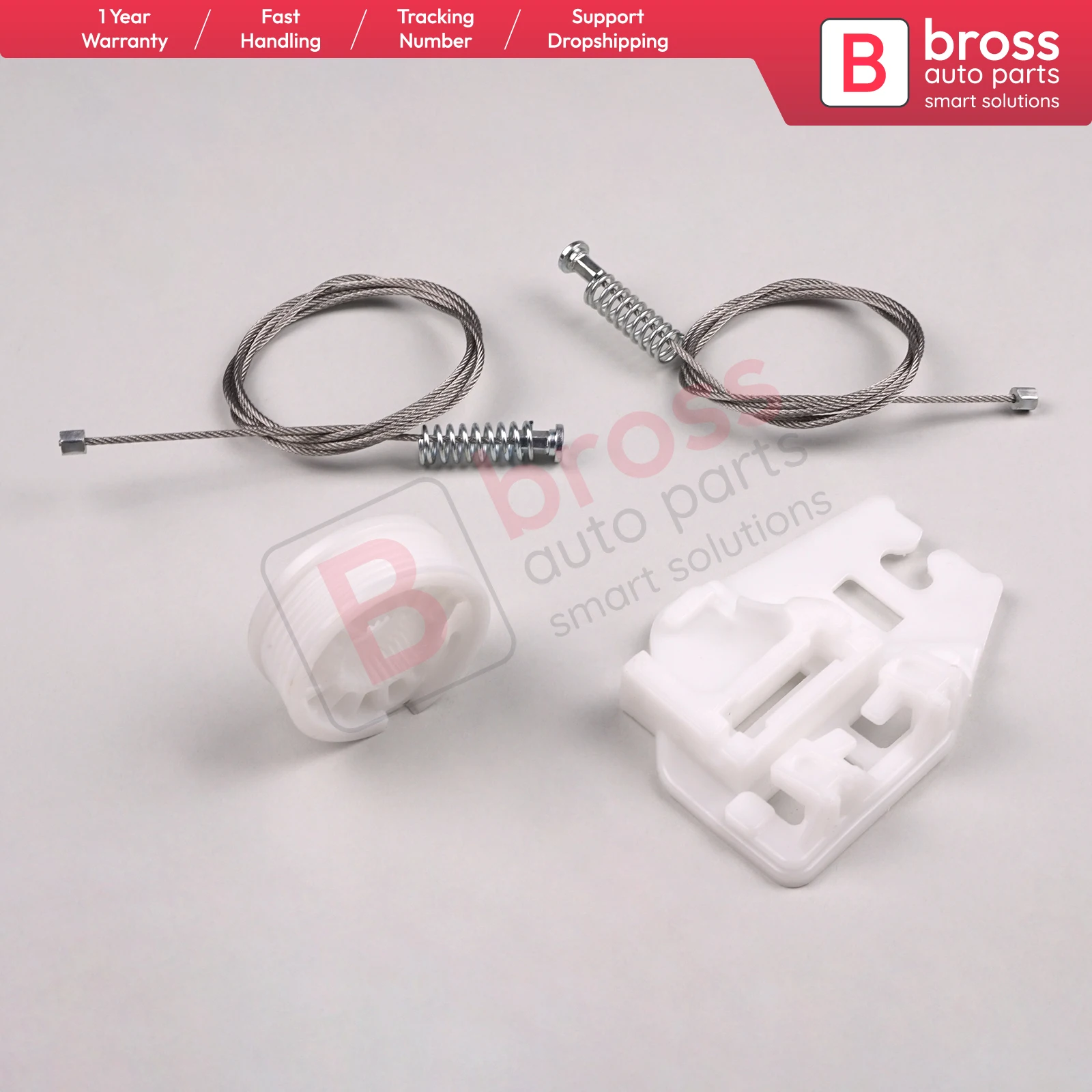 BWR504  Window Regulator Repair Kit Rear Right Door for 3 Series E46 1998-2005 4/5 Door 51358212100