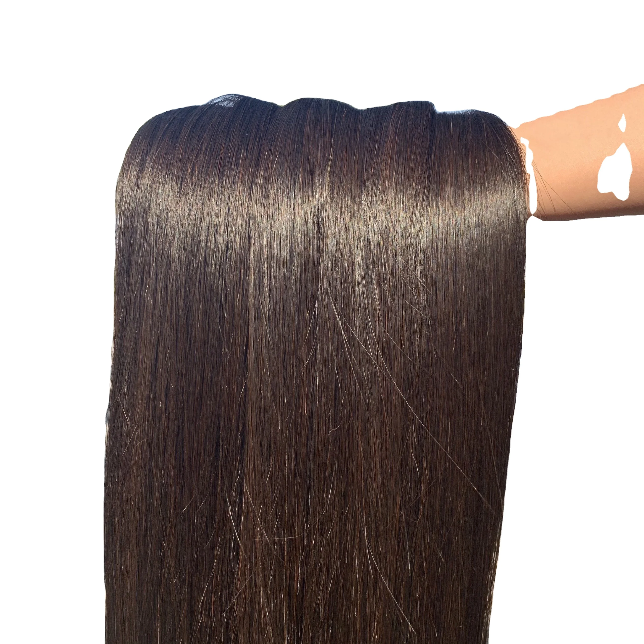 Bone Straight SDD Virgin Russian Hair Extensions Silky Human Vietnam Natural Color Shedding Free Hair