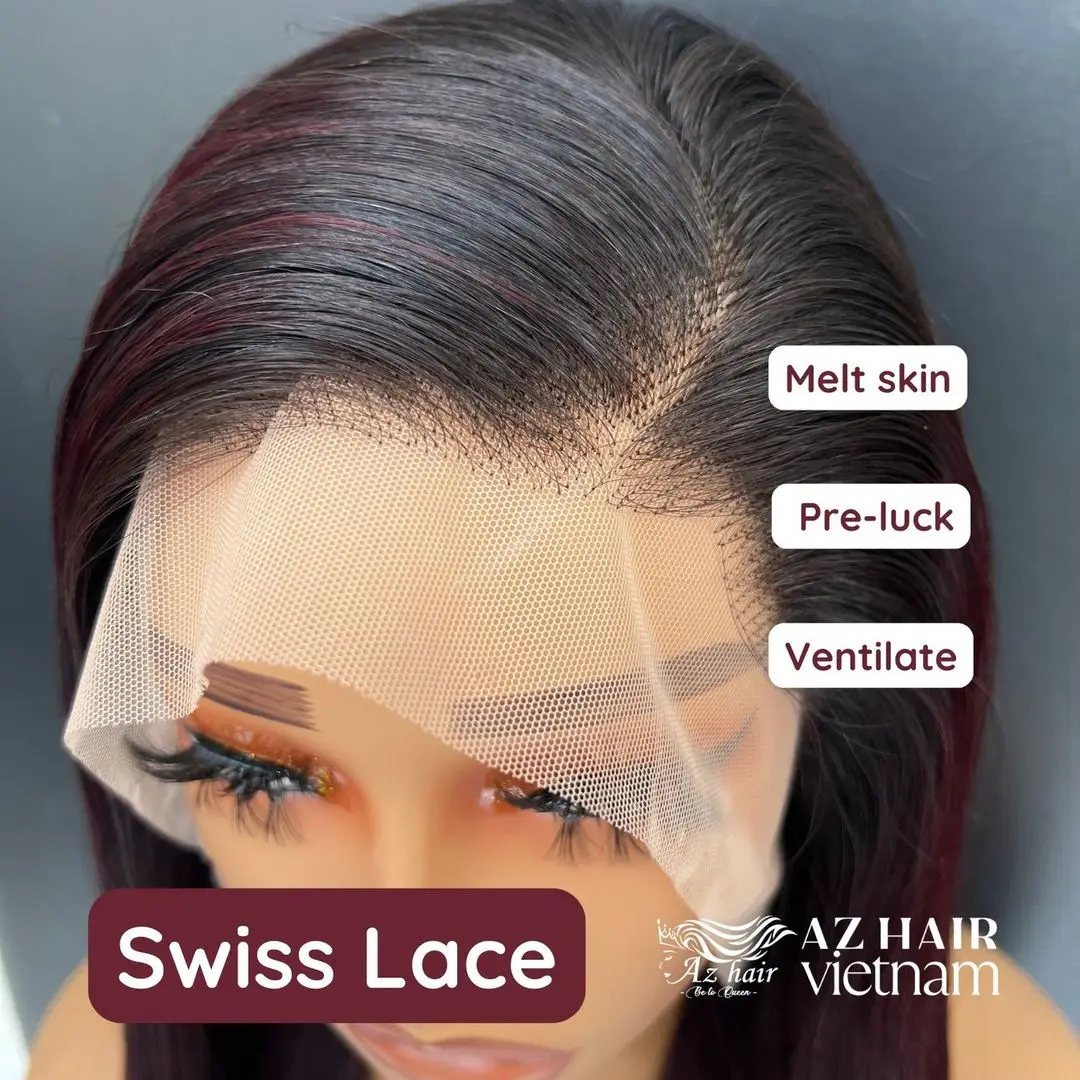 Premium Customize Color Straight Wigs Human Hair Extensions Vietnamese Mirror Shiny Look Length Super Long Lasting