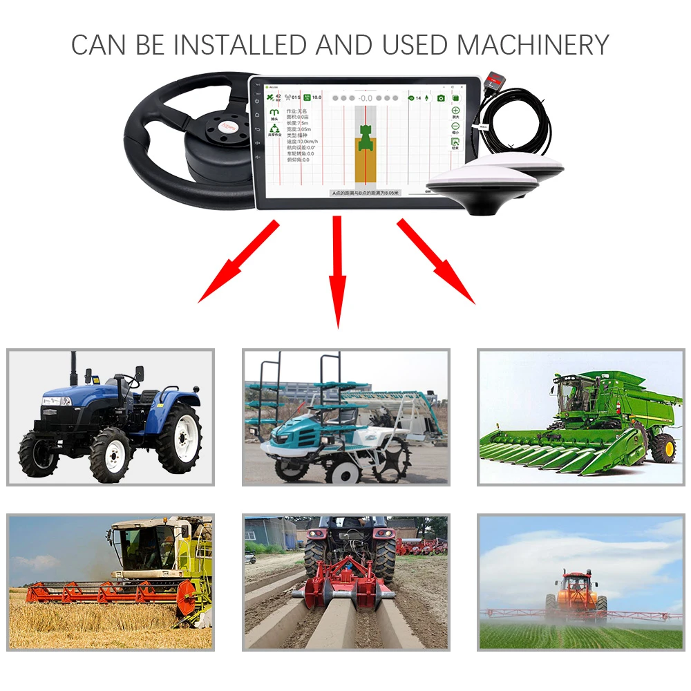 2023 Tractor Autopilot System GPS/GNSS Farm Precision Agriculture Autopilot best quality