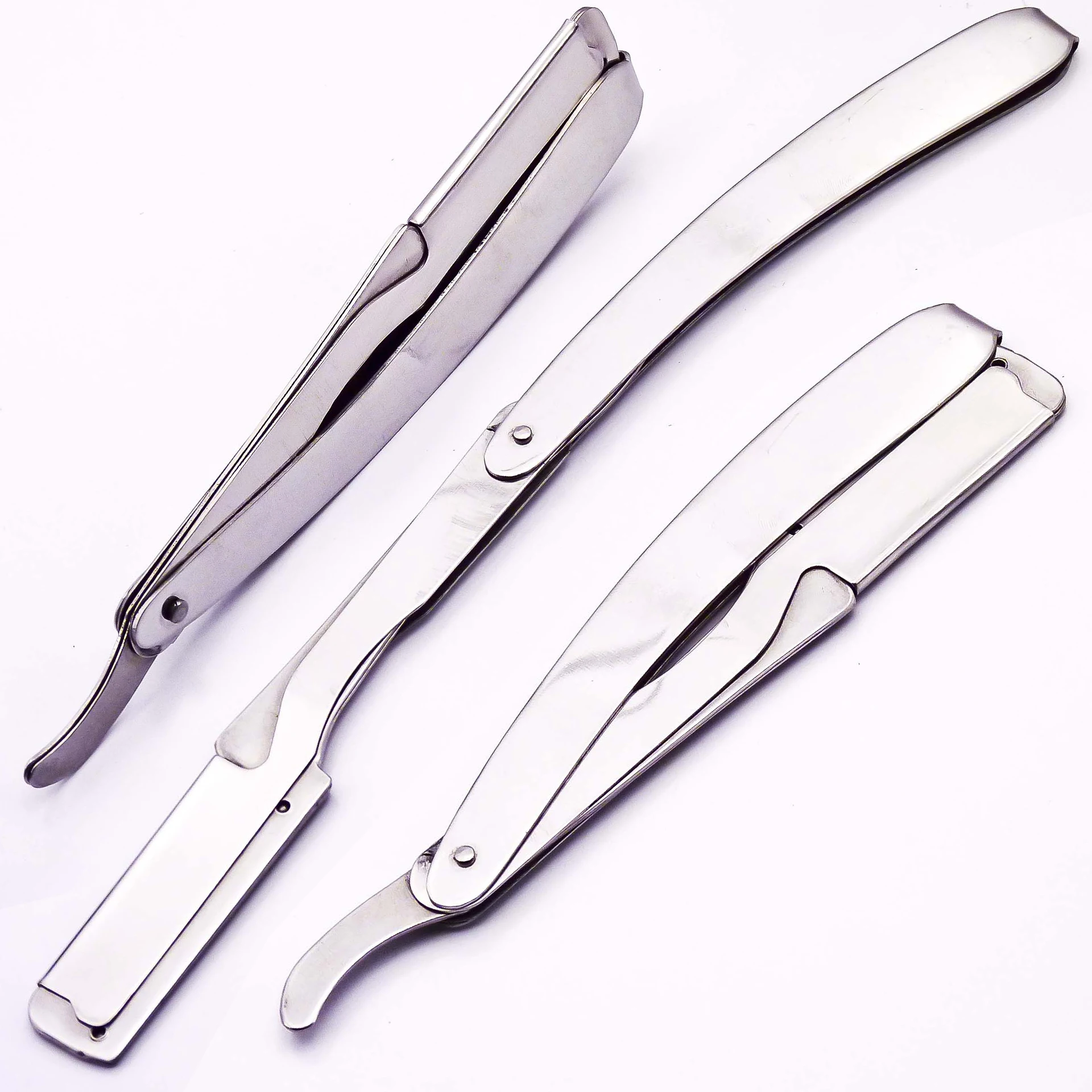 Stainless Steel Razor for Facial Hair Removal for Barbers and Personal Use
