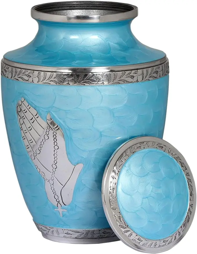 Factory Wholesale Sale on Brass Made Adult Ash Cremation Urn for Worldwide Buyers