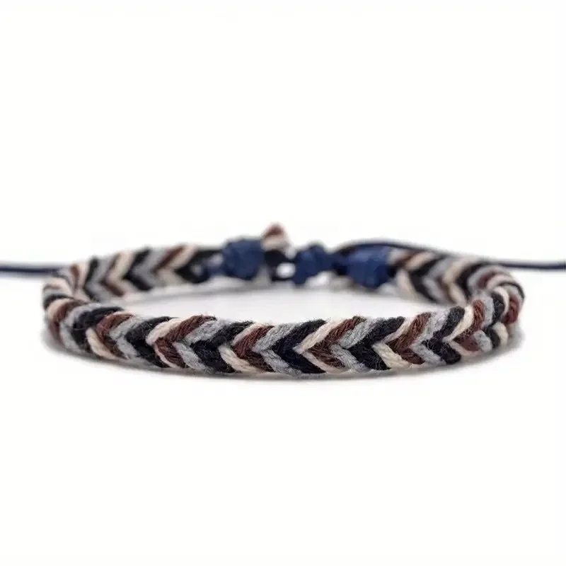 Oem Custom Design Friendship Bracelets Handmade Cheap Multi-colors String Rope High Street New Products Trending Fashion Cords