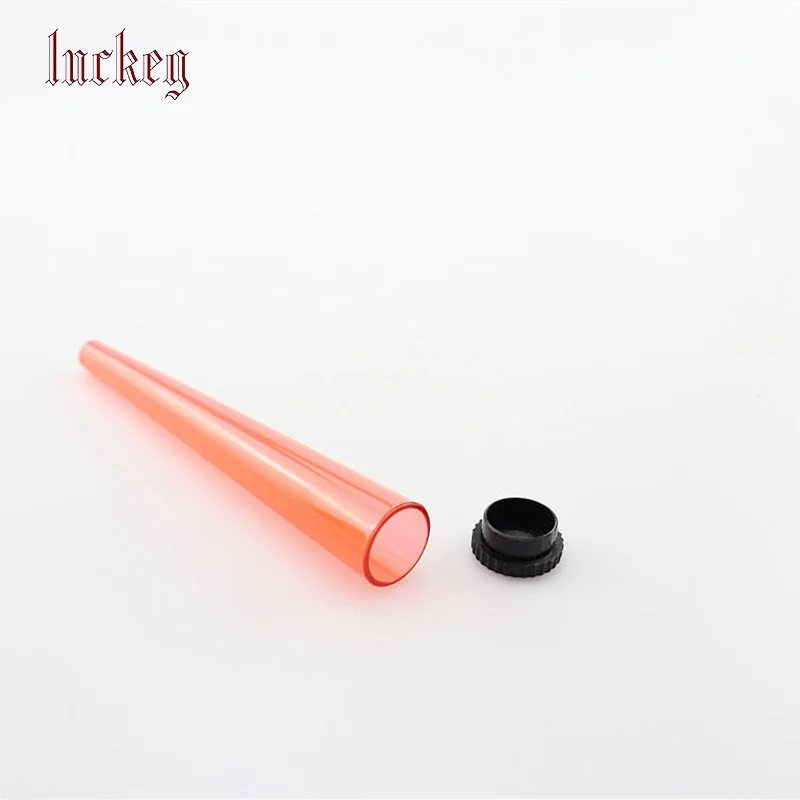 plastic Cigar sealing pipe Disposable Colorful Wholesale Price 98MM Nebulizer plastic Cigarette Storage Tube