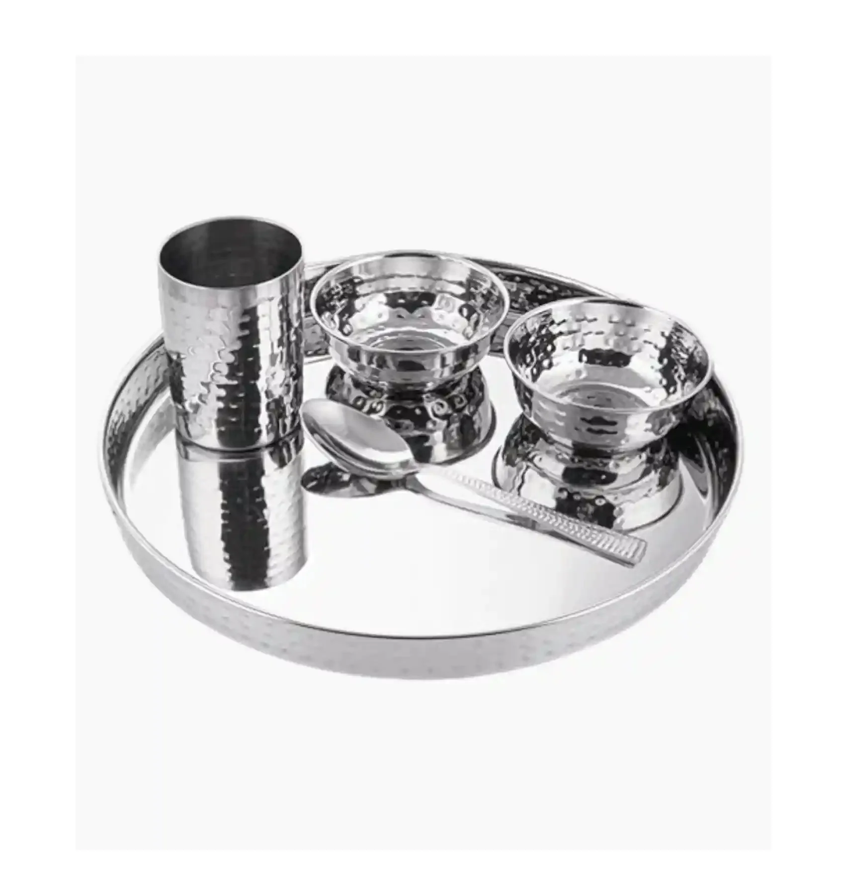 Best Quality Dinner Thali Set Dinnerware Set Unique Design Round Shape Dinner Thali Set For Hotel Usage.