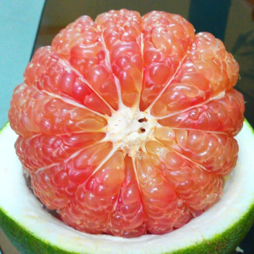 Fresh Fruit 1-1.8 kg/pcs Fresh Citrus Fruit Green Skin Pomelo Grapefruit With Pink Flesh Brix 10 - 13% From Ben Tre Vietnam