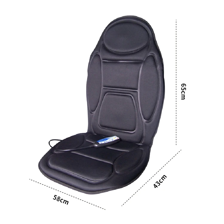 5 motors Vibration Back Massager Chair Pad Waist Heating Air Pressure Car Seat Massage