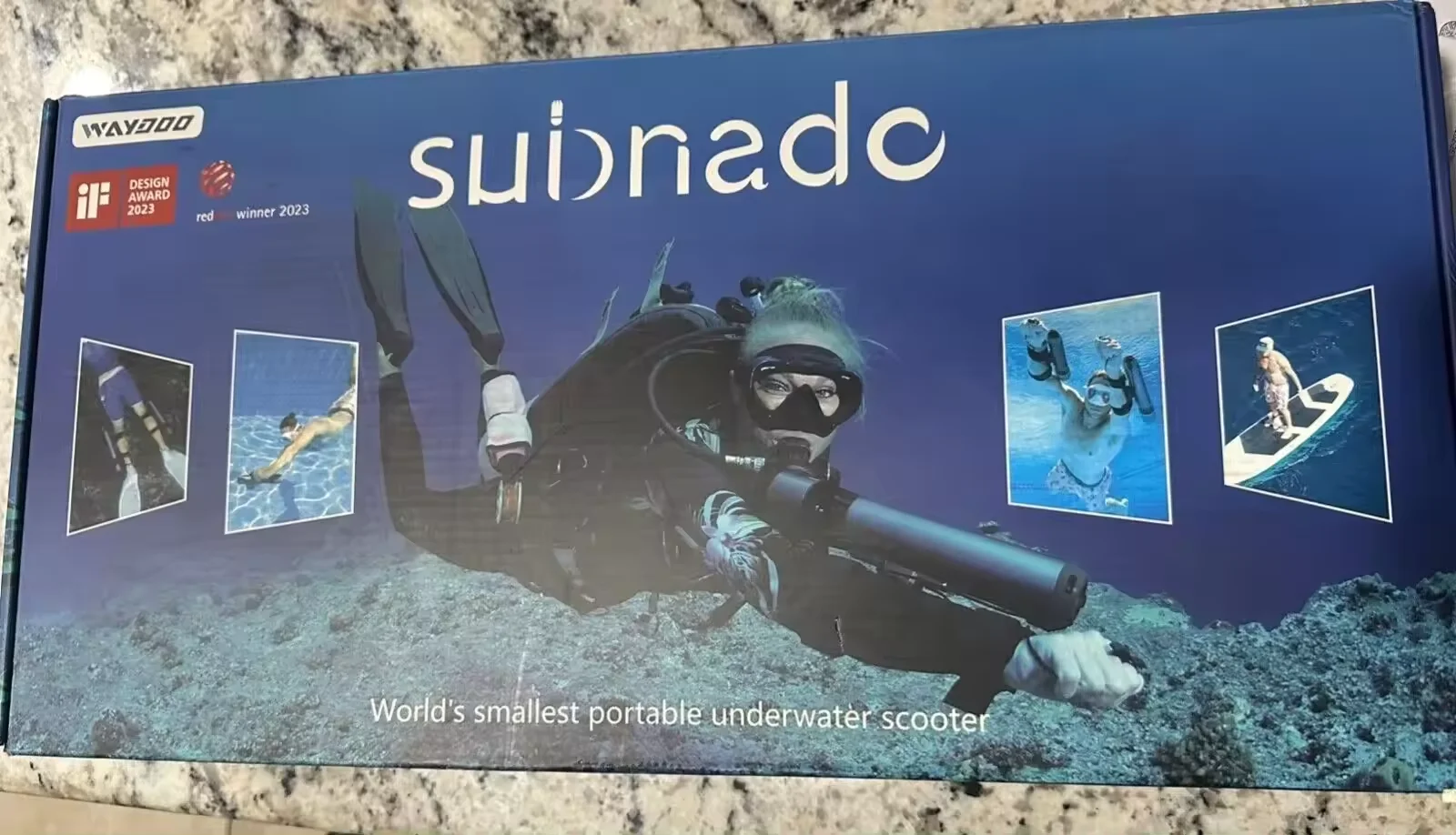 Супер лучшая торговля для подводного скутера Waydoo Subnado морской скутер с контролем большого