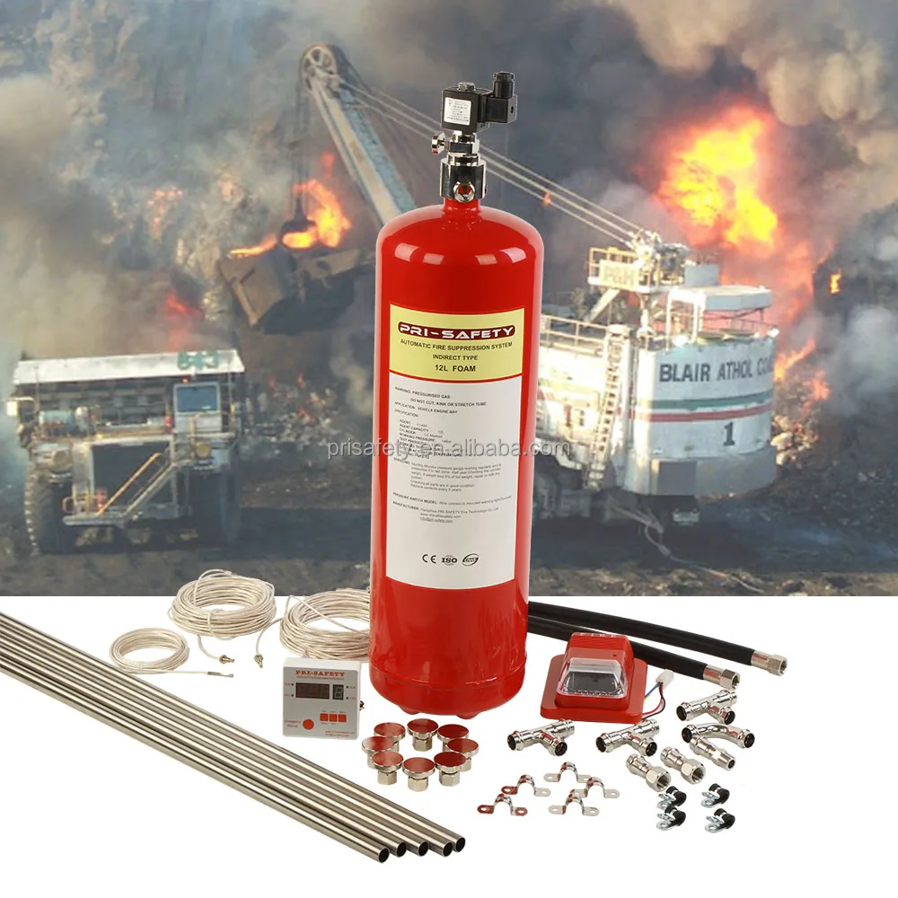 Bus Rapid Transit Automatic Fire Detection System With Control Panel