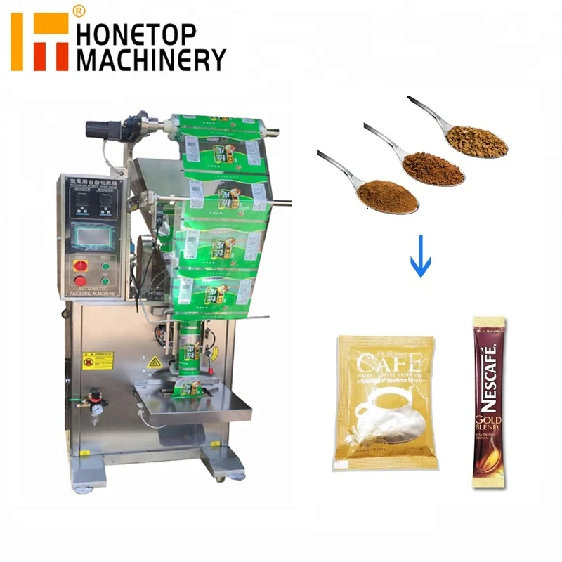 Automatic coffee powder, milk powder, spice powder sealing vertical powder filling machine, packing machine