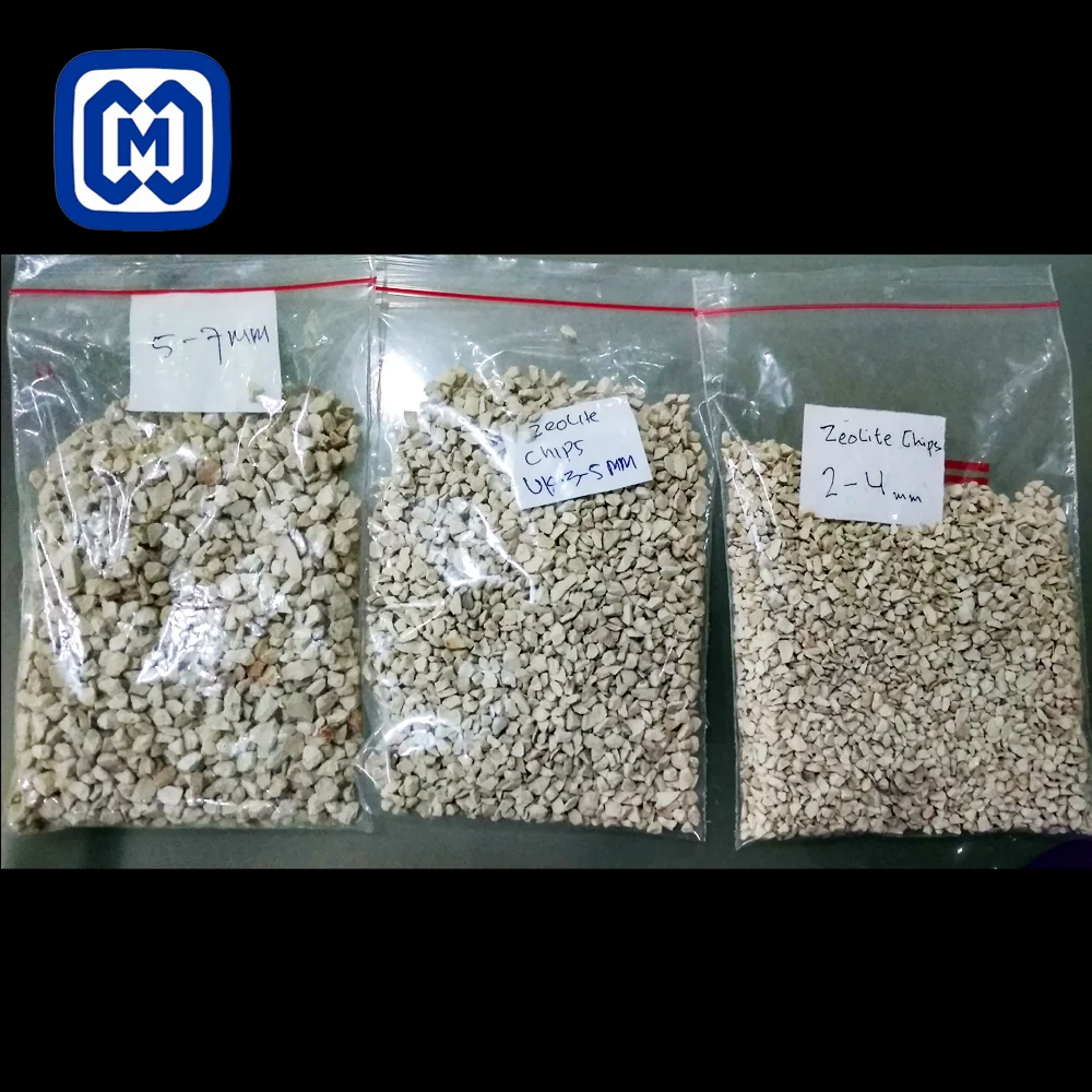 NATURAL ZEOLITE GRAVEL SIZE 5-7mm GREAT FOR AGRICULTURE USE BEIGE COLOR HIGH CEC CLINOPTILOLITE VOLCANIC MINERAL CHIP ROCK