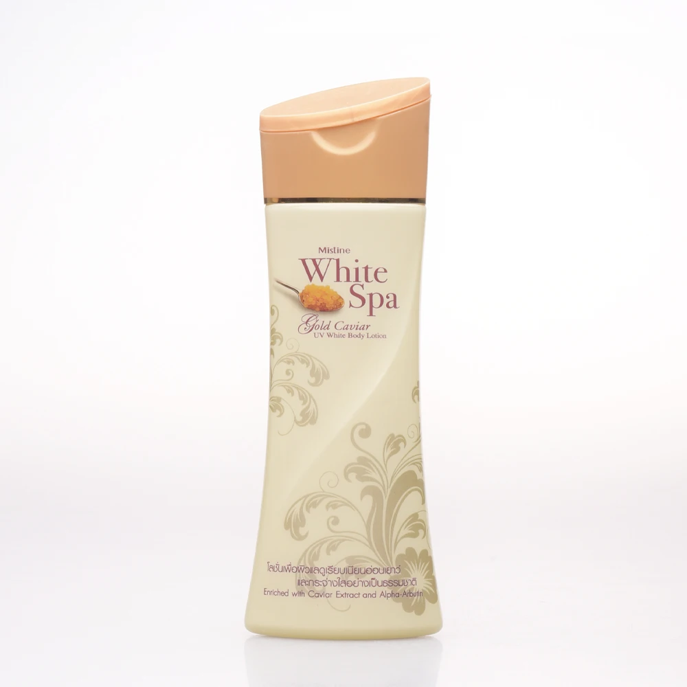 Mistine White Spa Gold Caviar UV White Body Lotion Youthful Anti-Aging Formula for Radiant Skin Rejuvenation Cosmetic Thailand
