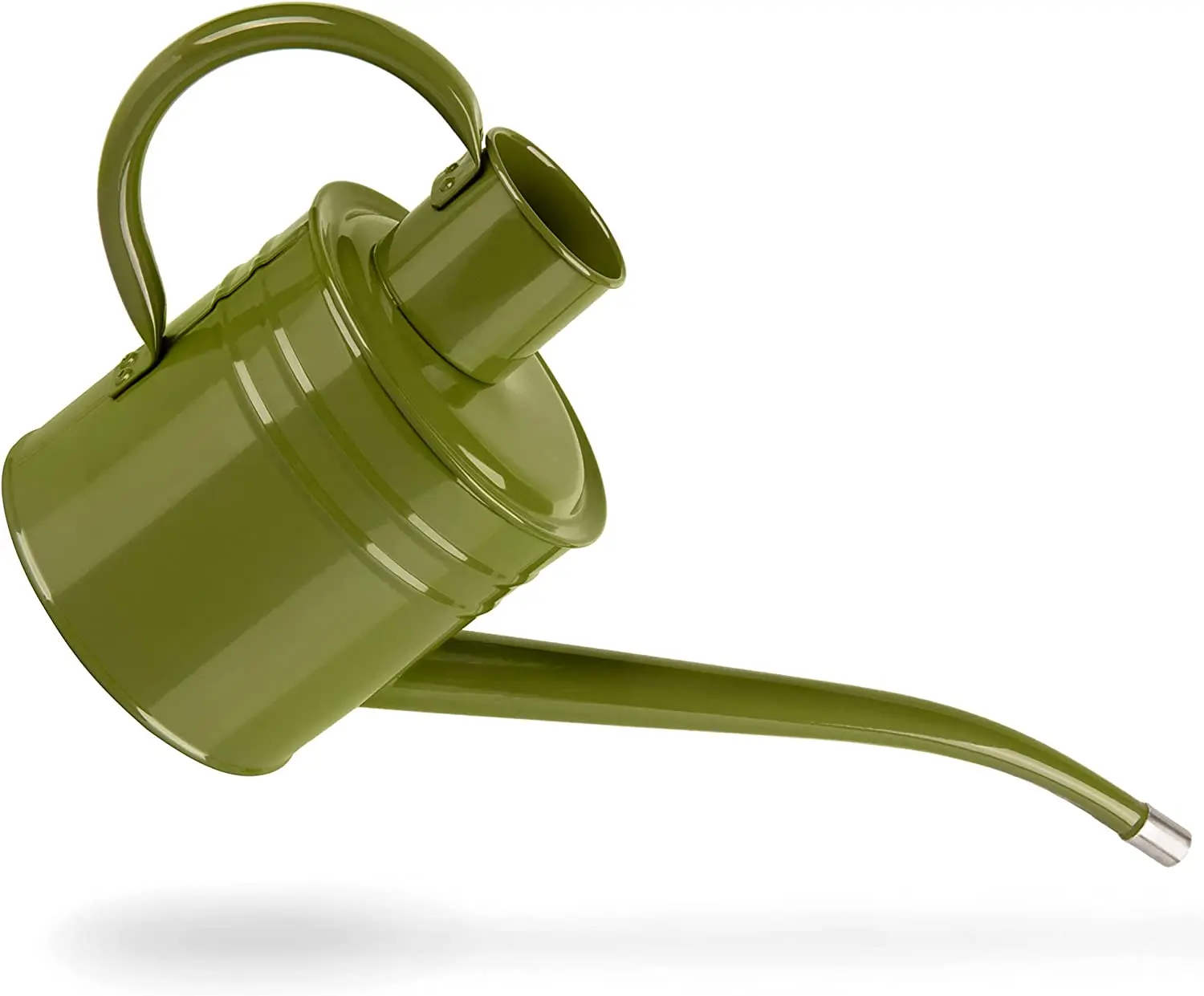 Green Watering Can - Metal Watering Can with Long Spout for Decoration  Perfect Plant Watering Can for Outdoor Plants