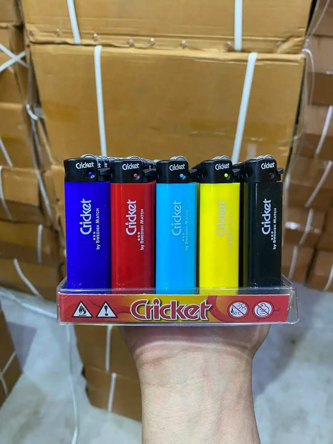 Custom Logo Available for Original Cigarette Cricket lighters