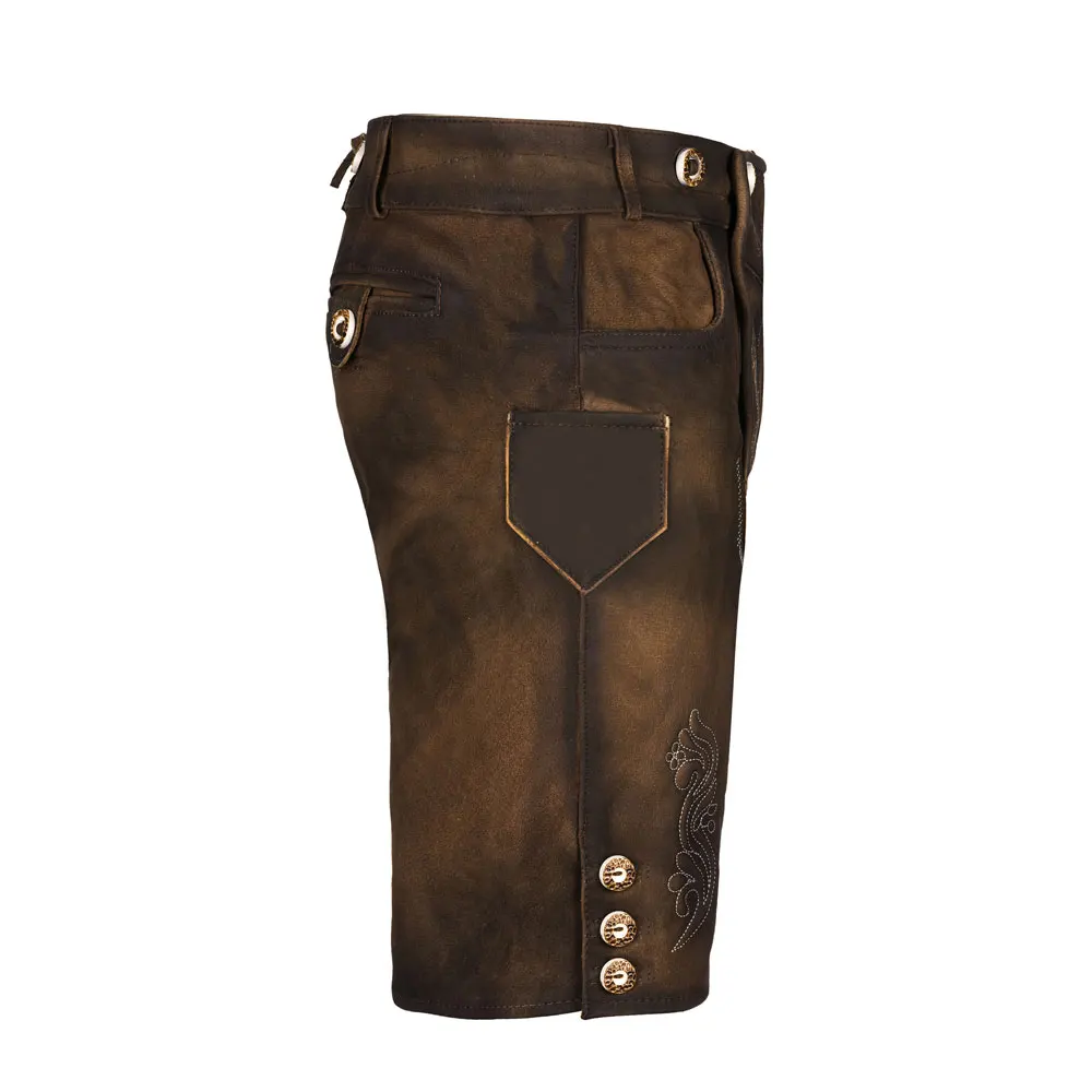 100% Genuine Suede Leather Pants Oktoberfest Bavarian Lederhosen for Men Custom Made Traditional Classic Leather Clothing