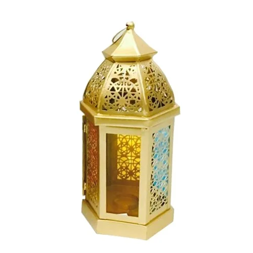 Home Balcony and Garden Decor Candle Lamp Home Decoration Standard Lantern Handmade Design Metal Hanging Candle Lantern