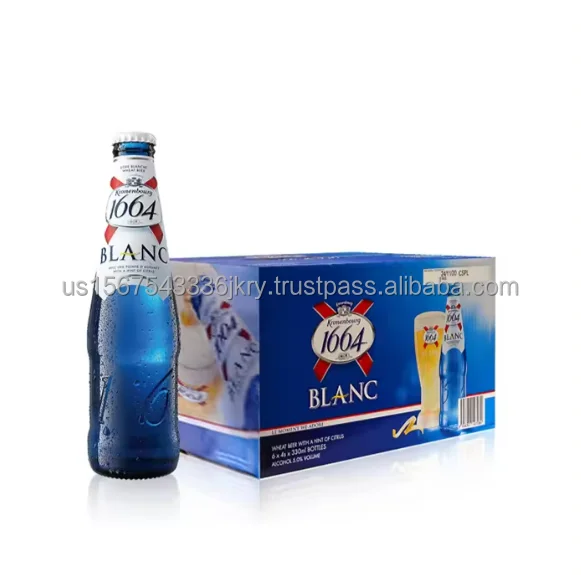 Buy 1664 Kronenbourg Blanc Beer 25cl / 33cl Bottles / 50cl directly from the manufacturer