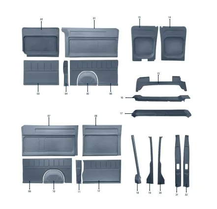 **DUCATO L3H2 CARAVAN INTERIOR TRIM SET** **TOP SELLER ** ** ABS PLASTIC INTERIOR TRIM SETS FOR CAMPERS, MINIBUSES, BUSES**