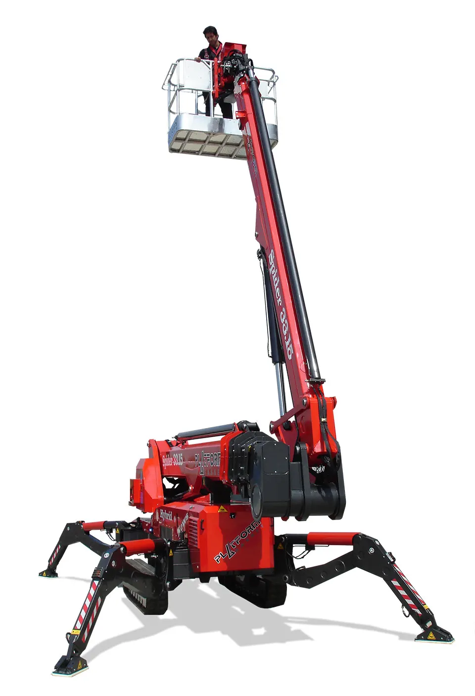 Wholesale sale Cherry Picker 10m-20m Spider Type Crawler Self Elevator Aerial Work Cherry Picker Boom Lift.