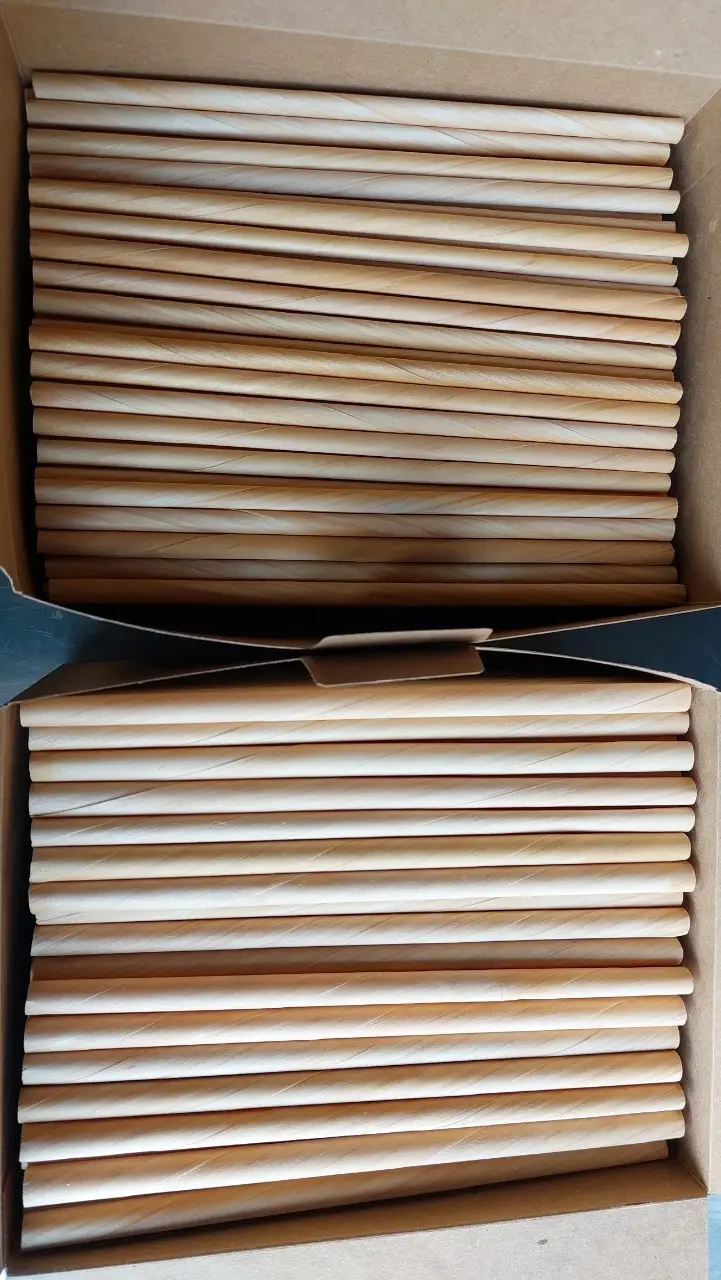 Природный глоток и экономия: бумажные соломинки высшего качества-100% биоразлагаемые перерабатываемые компостируемые