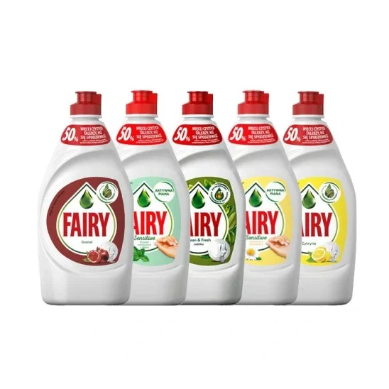 Fairy Granat - 450ml/800ml Dishwasher Liquid - Effective & Gentle on Dishes, Utensils & Glassware