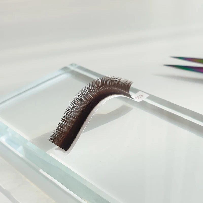 Professional brown eyelash DARK Brown Eyelash Midium Brown Light Brown Eyelash Extension Brown color collection eyelashes