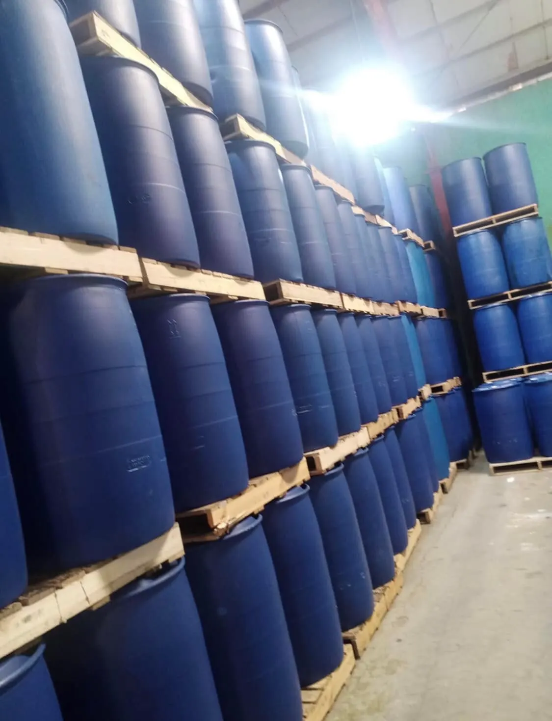 hot sale 200L blue plastic drum / open top 200 liter plastic barrel / HDPE blue 55